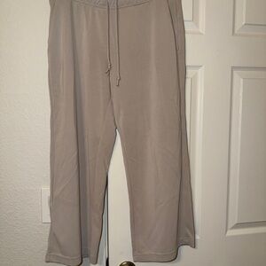 Athleta Straight Leg Pants Taupe